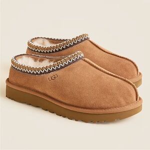 UGG Tasman Chestnut Suede Slippers